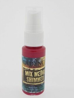 Cadence Mix Media Shimmer metallic spray Fuchsia 25 ml