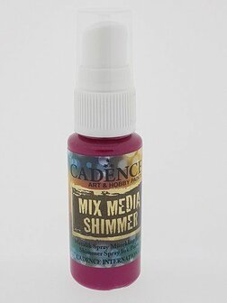 Cadence Mix Media Shimmer metallic spray Magenta 25 ml