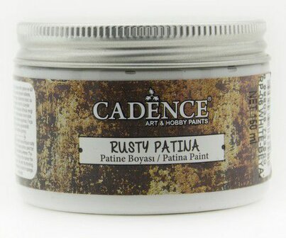 Cadence rusty patina verf Wit 150 ml