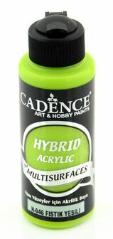 Cadence Hybride acrylverf (semi mat) Pistache Groen  120 ml