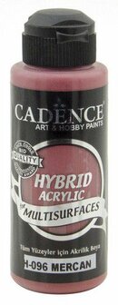 Cadence Hybride acrylverf (semi mat) Koraal  120 ml 