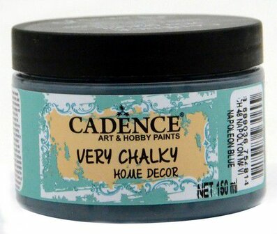Cadence Very Chalky Home Decor (ultra mat) Napoleon blauw 150 ml 