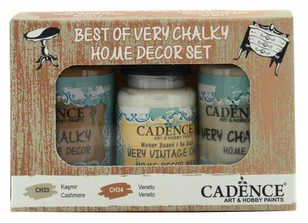 Cadence Very Chalky Home Decor set Kasjmier - Veneto 90+90+50 ml