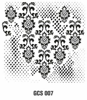 Cadence Mask Stencil GCS - Grunch ornament 7