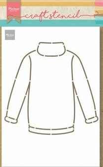 Marianne Design Craft Stencil Craft stencil Sweater PS8076 