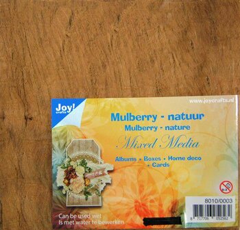 Joy! Crafts Mulberry boombastvezels voor oa. Mixed Media-bruin 8010/0003