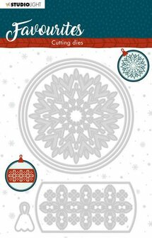 Studio Light Embossing Die Cut Stencil Winter&lsquo;s Favourites nr.340 