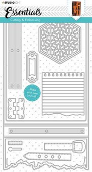 Studio Light Embossing Die Cut Stencil Journal Essentials nr.342 