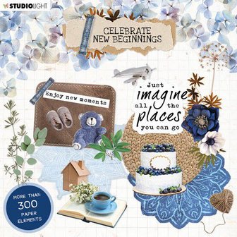 Studio Light Die Cut Block Celebrate new beginnings nr.666 