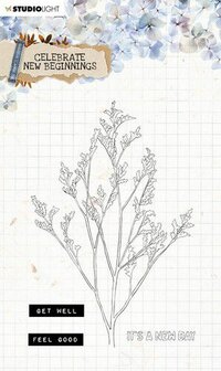 Studio Light Clear Stamp Celebrate new beginnings nr.514 A5