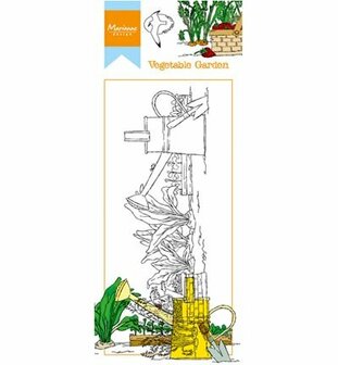 Marianne Design Clear stamp Hetty&acute;s border - vegetable garden HT1612