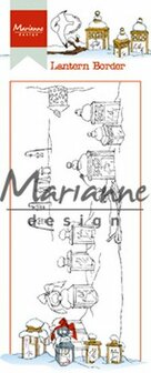 Marianne Design Clear stamp Hetty&acute;s border - lantern HT1640
