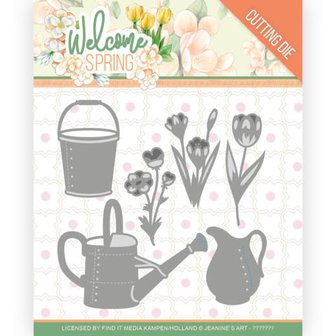 Dies - Jeanine&#039;s Art  Welcome Spring - Watering Can and Bucket