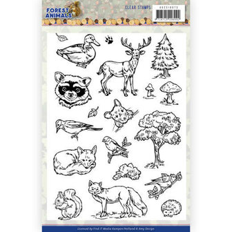 Clear Stamps - Amy Design  Forest Animals