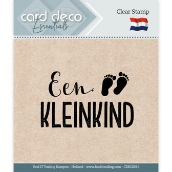 Card Deco Essentials - Clear Stamps - Een Kleinkind