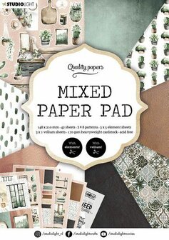 Studio Light Mixed Paper Pad Pattern paper Essentials nr.157 A5