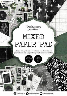 Studio Light Mixed Paper Pad Pattern paper Essentials nr.161 A5