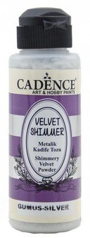 Cadence Velvet shimmer powder Zilver 120 ml