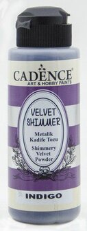 Cadence Velvet shimmer powder Indigo 120 ml