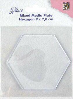 Nellies Choice Gelplate zeshoek 