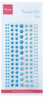 Marianne Design Decoration Enamal dots - Blue PL4518