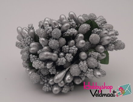 Hobbyshop Veldmaat Bloemen Zilver 1 bosje