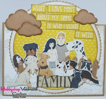 Piatek13 - Paper pad We are family 12x12