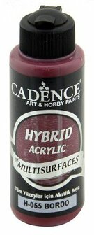 Cadence Hybride acrylverf (semi mat) Bordeaux  120 ml 