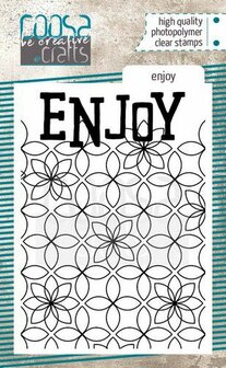 COOSA Crafts clearstamps A7 - Enjoy 