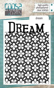 COOSA Crafts clearstamps A7 - Dream 