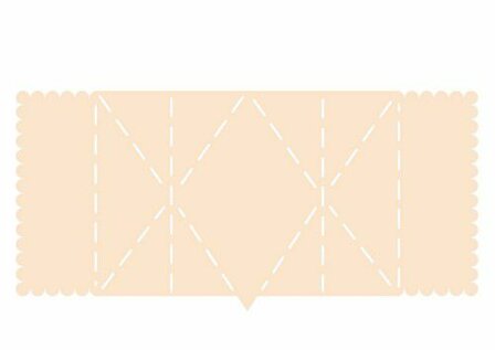 Joy! Crafts Polybesa stencil - kaartvorm met ruit 6005/0005 