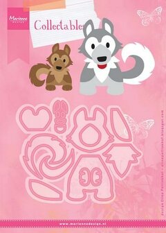 Marianne Design collectable eline&#039;s husky COL1414