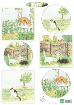 Marianne Design decoupage tiny&lsquo;s katten IT609