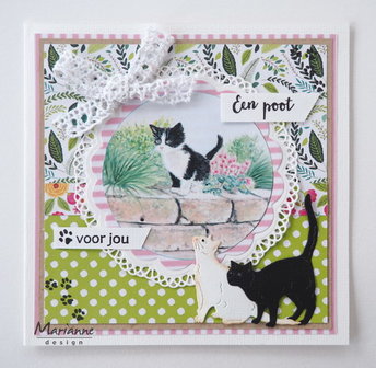 Marianne Design decoupage tiny&lsquo;s katten IT609