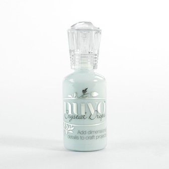 Nuvo crystal drops - duck egg blue