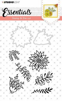 Studio Light Stamp &amp; Die Cut A6 Basics nr 23 