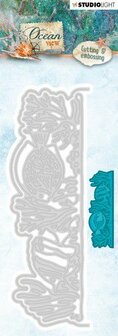 Studio Light Embossing Die 143 x 48 mm Ocean View nr.195 