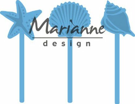 Marianne Design Creatable zeeschelpen pins LR0602