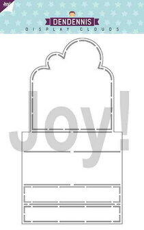 Joy! polybesa stencil Dendennis Display clouds 6002/0887