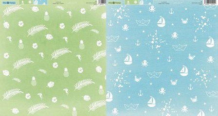 Dini Design Scrappapier Cocean-Jungle 30,5x30,5cm