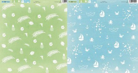 Dini Design Scrappapier Cocean-Jungle 30,5x30,5cm