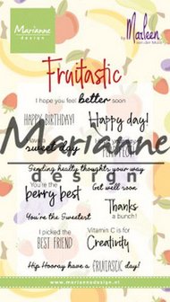Marianne Design Clear Stamps Marleen&lsquo;s Fruitastic CS1031