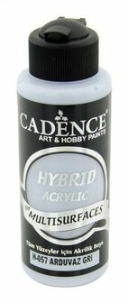Cadence Hybride acrylverf (semi mat) Slate - grijs  120 ml