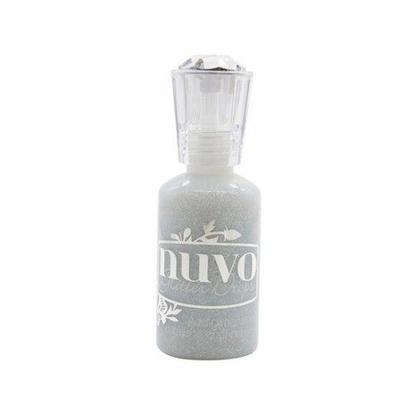 Nuvo Glitter drops - silver crystals 