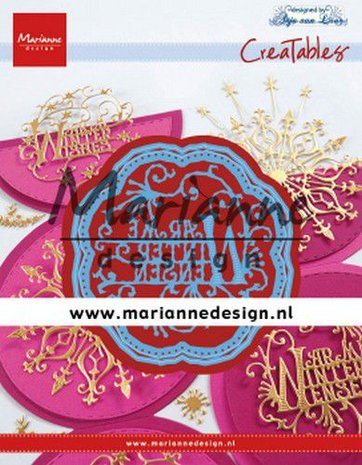 Marianne Design Creatable Anja&lsquo;s Warme Winter Wensen (NL) LR0619