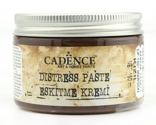 Cadence Distress pasta Maroon - Kastanjebruin 150 ml.