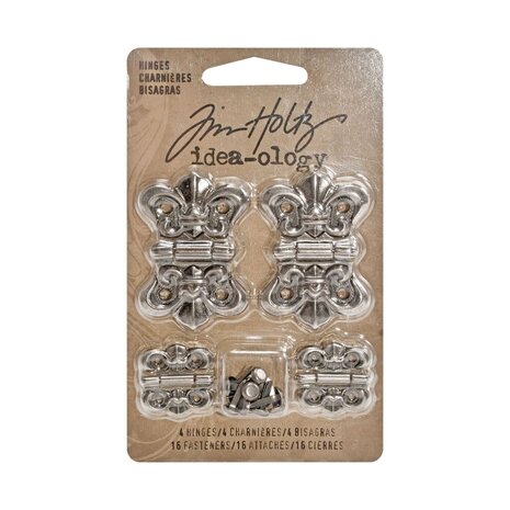 Idea-ology • Tim Holtz hinges x4 long fasteners x16