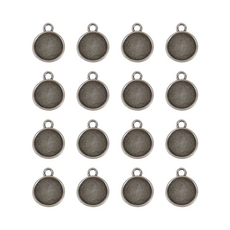 Idea-ology Tim Holtz type charms x16