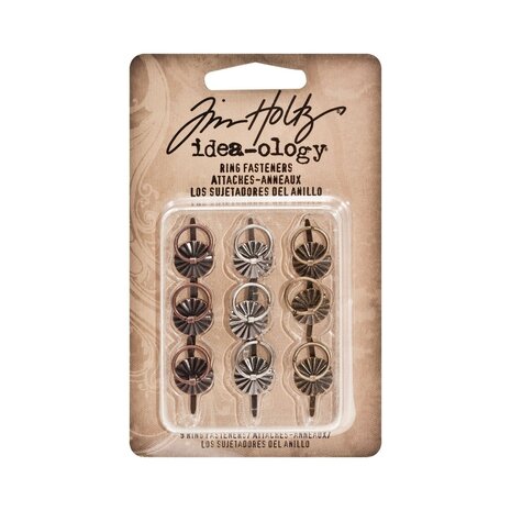 Idea-ology • Tim Holtz ring fasteners x9
