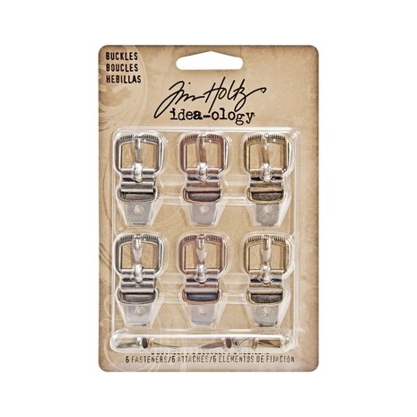 Idea-ology &bull; Tim Holtz buckles x6